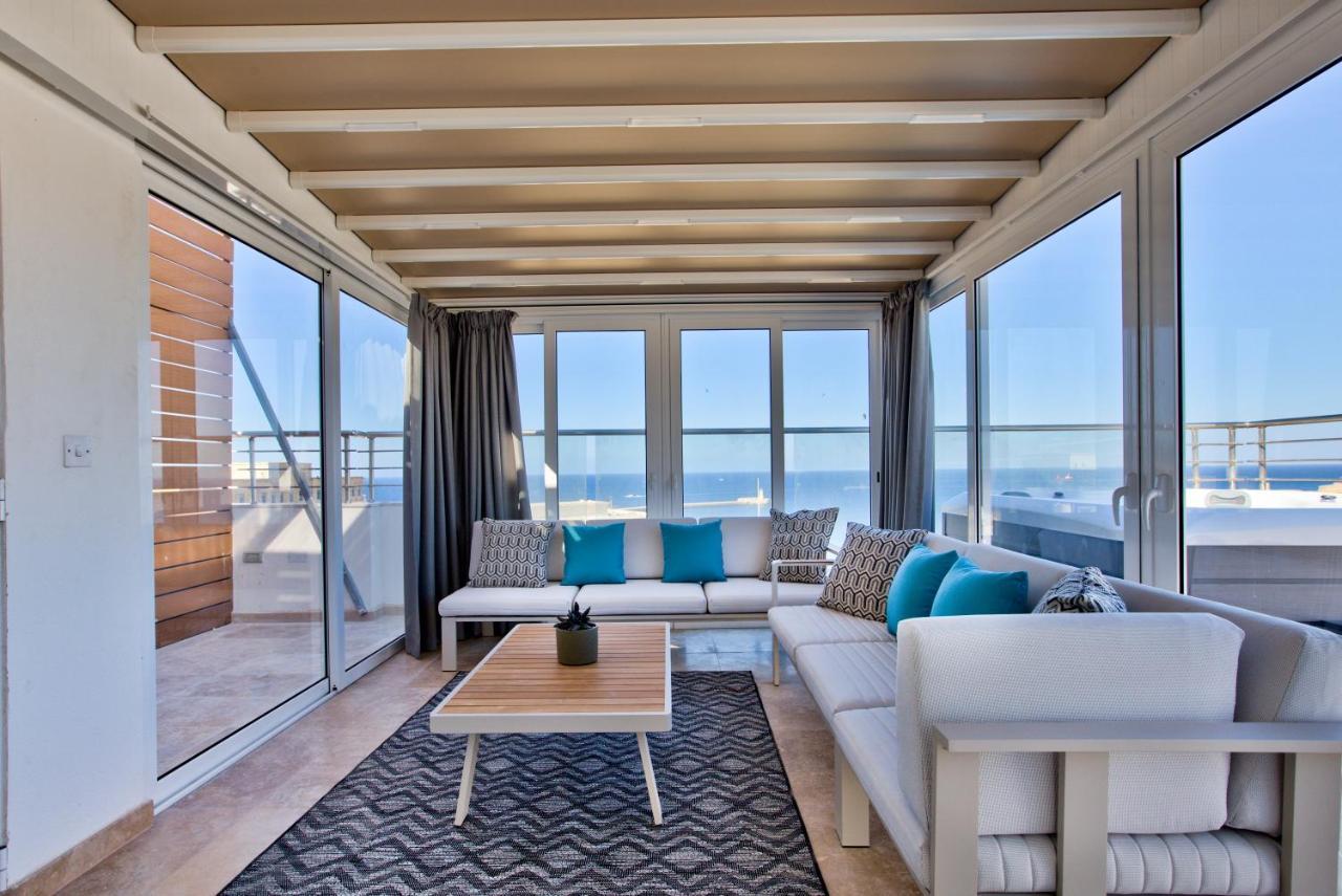 Valletta Luxury 4-Bedroom Duplex With Stunning Sea Views Private Terrace And Jacuzzi Buitenkant foto