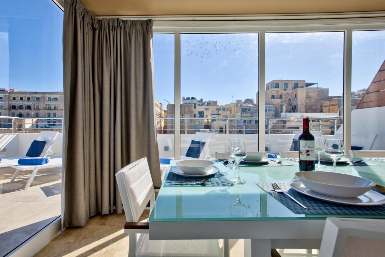 Valletta Luxury 4-Bedroom Duplex With Stunning Sea Views Private Terrace And Jacuzzi Buitenkant foto